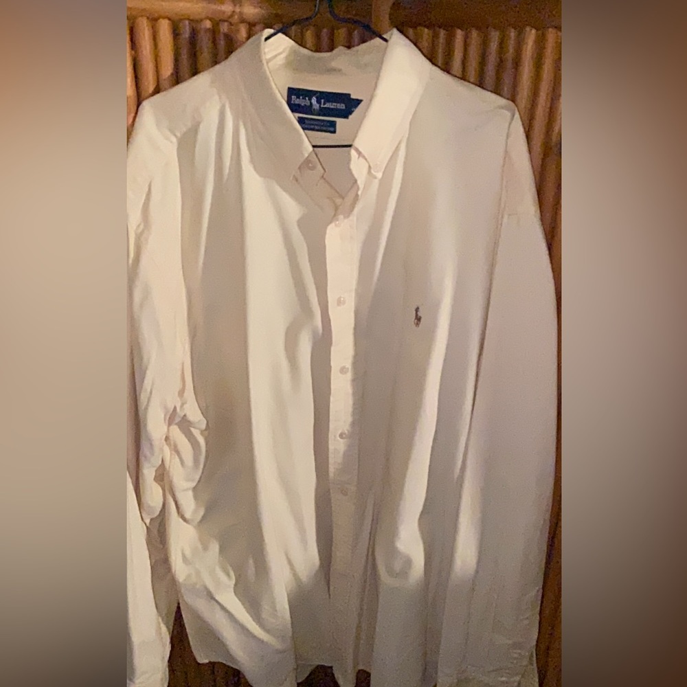 Ralph Lauren XL White Shirt Oxford